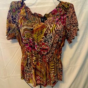 Milano size large peasant top